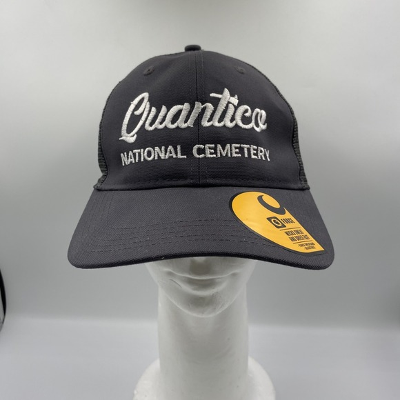 Quantico National Cemetery Hat Cap Snap Back Gray Mesh Trucker Carhartt Mens - Picture 1 of 10